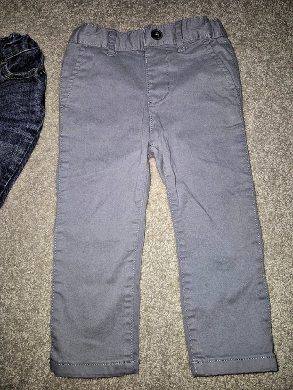 Lot Of Boys 24M/ 2T Gray & Blue Jeans Pants